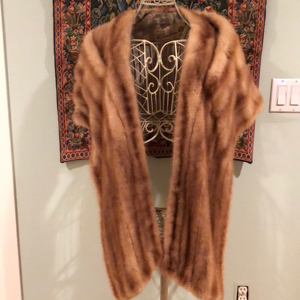 Vintage fur mink stole